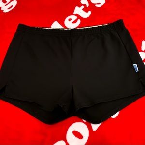 Solid Black Dodger Athletic Shorts, Size Large (fits like XL)